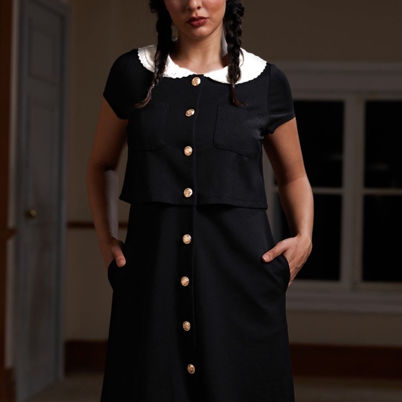 Falling for the Fall Equinox Collared Dress ModCloth Brand New Unworn - Picture 5 of 10